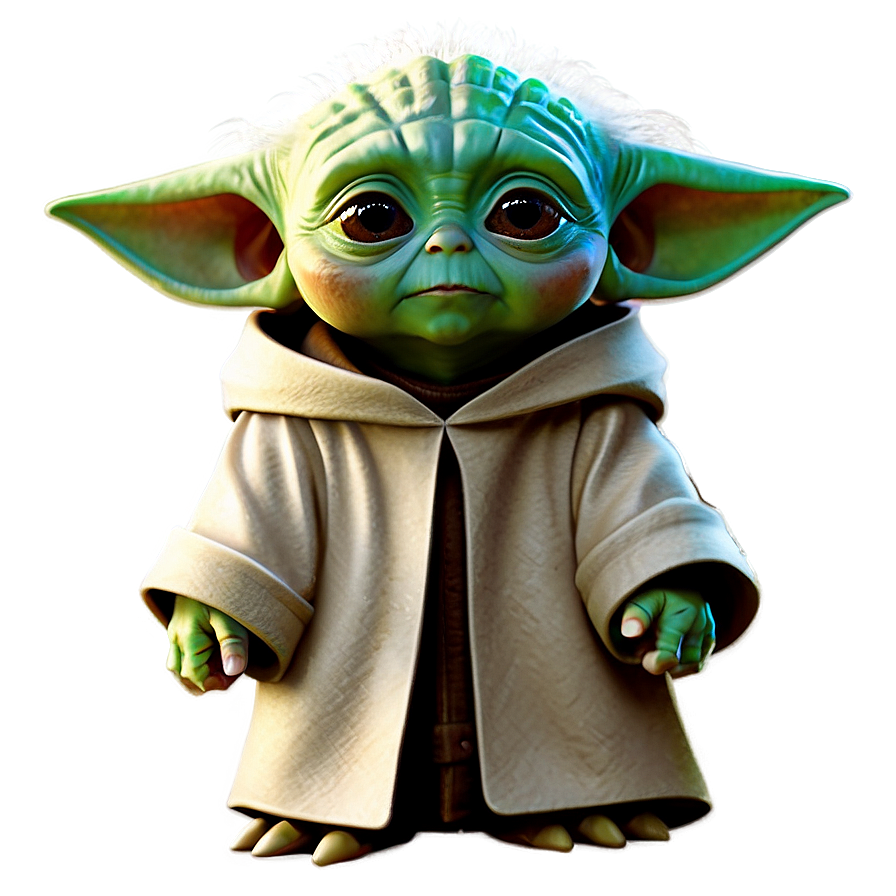 Baby Yoda Star Wars Cartoon Png Kqk PNG Image