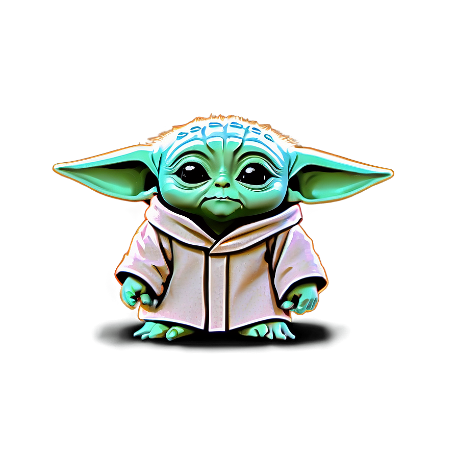 Baby Yoda The Child Cartoon Png 69 PNG Image