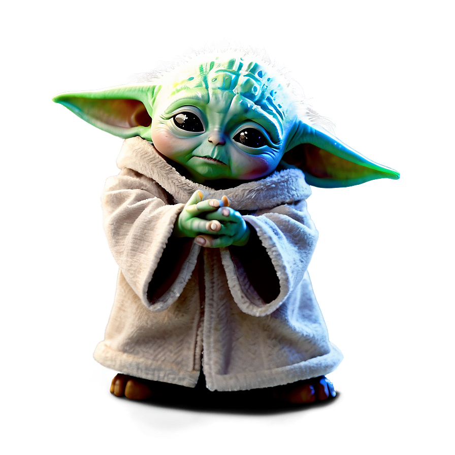 Baby Yoda Using The Force Png Njv41 PNG Image