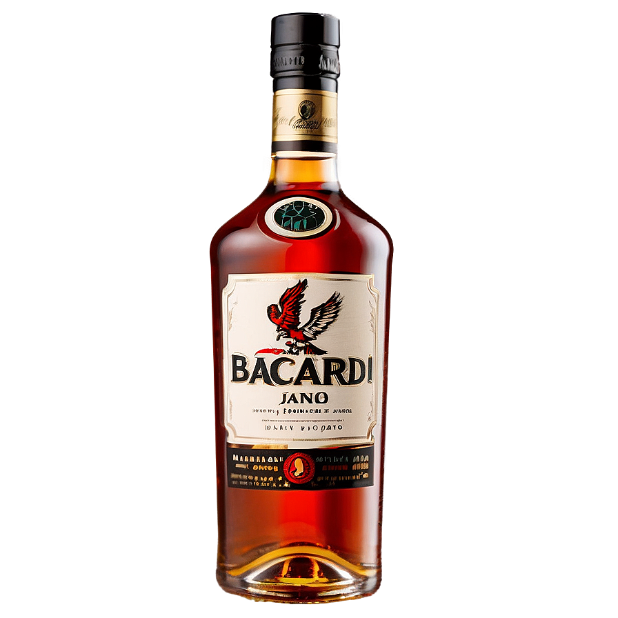 Bacardi Anejo Cuatro Png 06282024 PNG Image