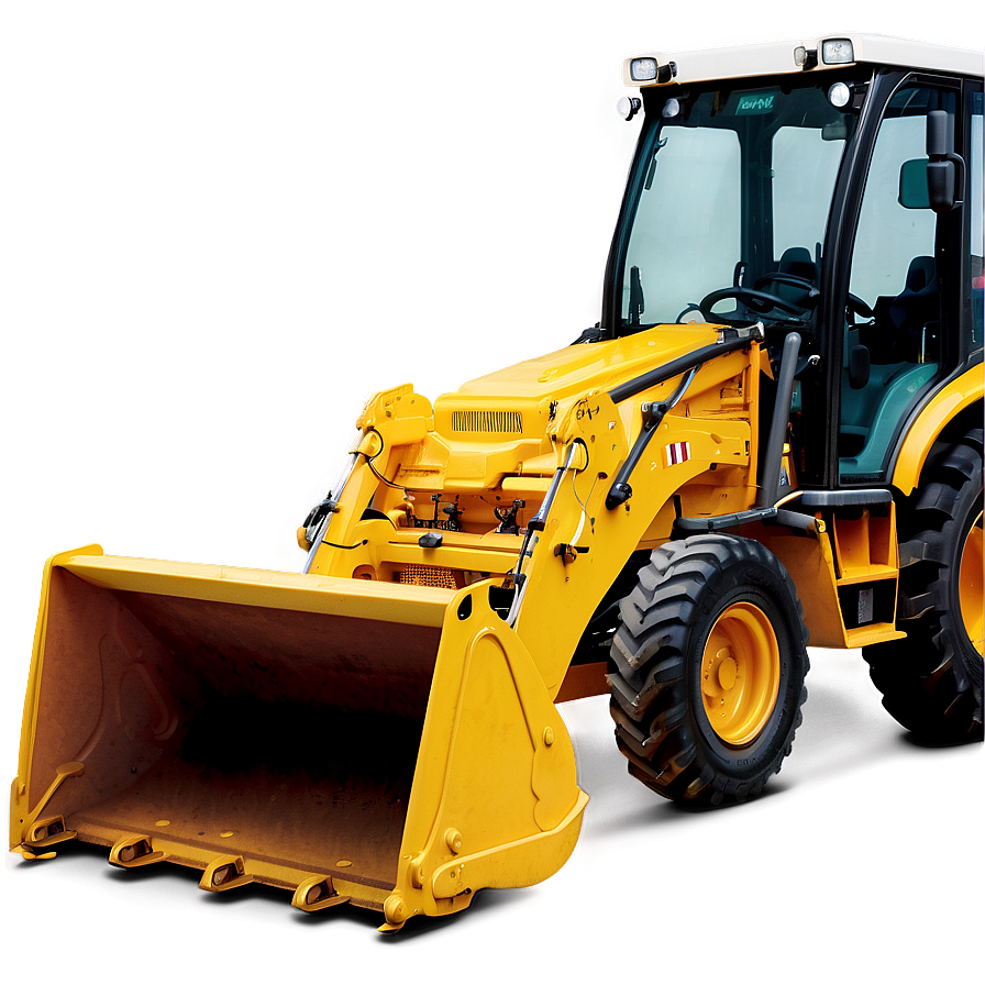 Backhoe Loader With Bucket Png Inr PNG Image