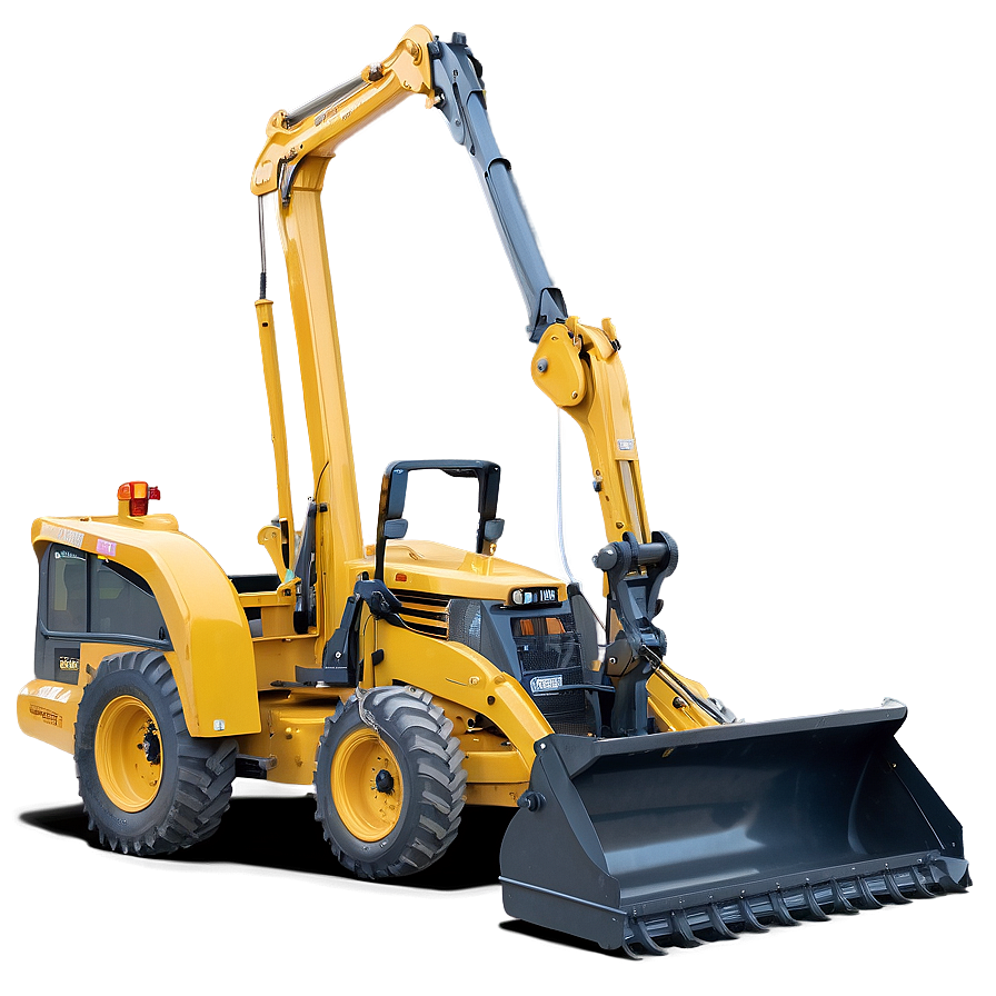 Backhoe With Hydraulic Arm Png Tmb23 PNG Image