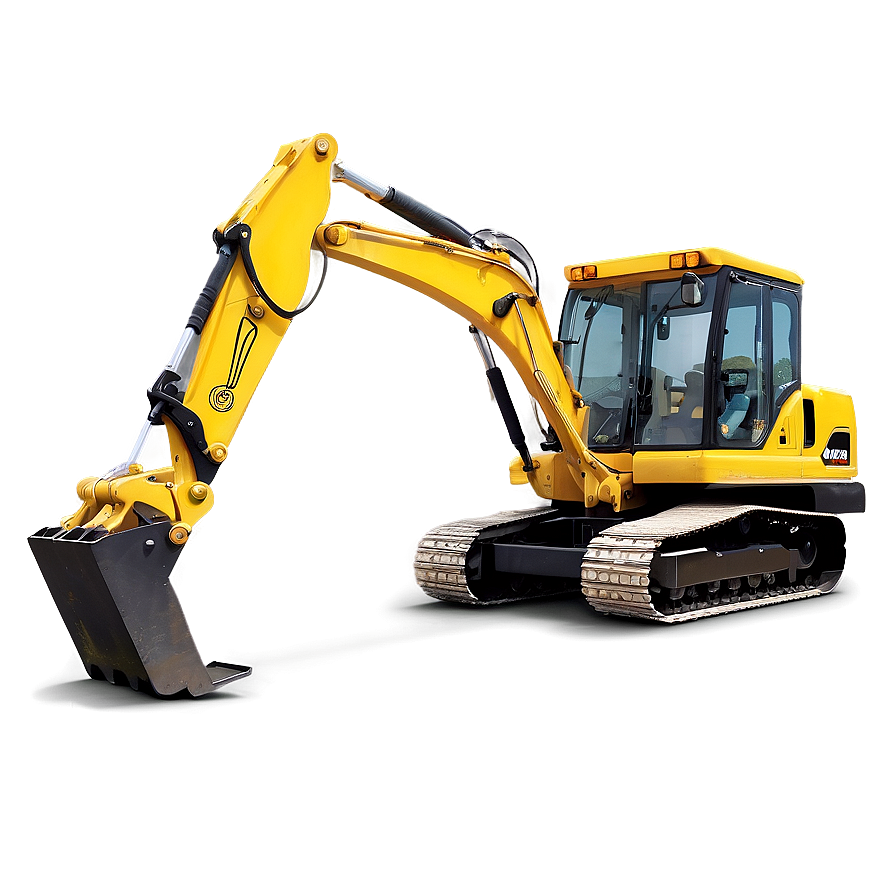 Backhoe Worksite Vehicle Png Hbq11 PNG Image