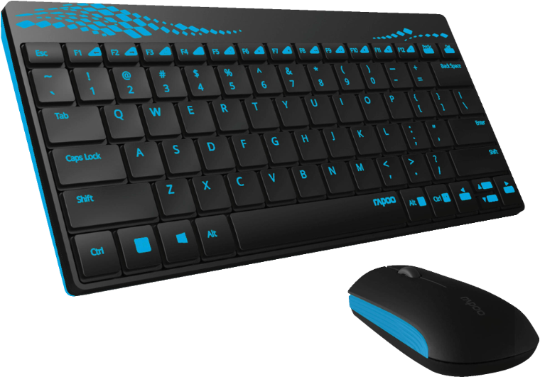 Backlit Keyboardand Mouse Combo PNG Image