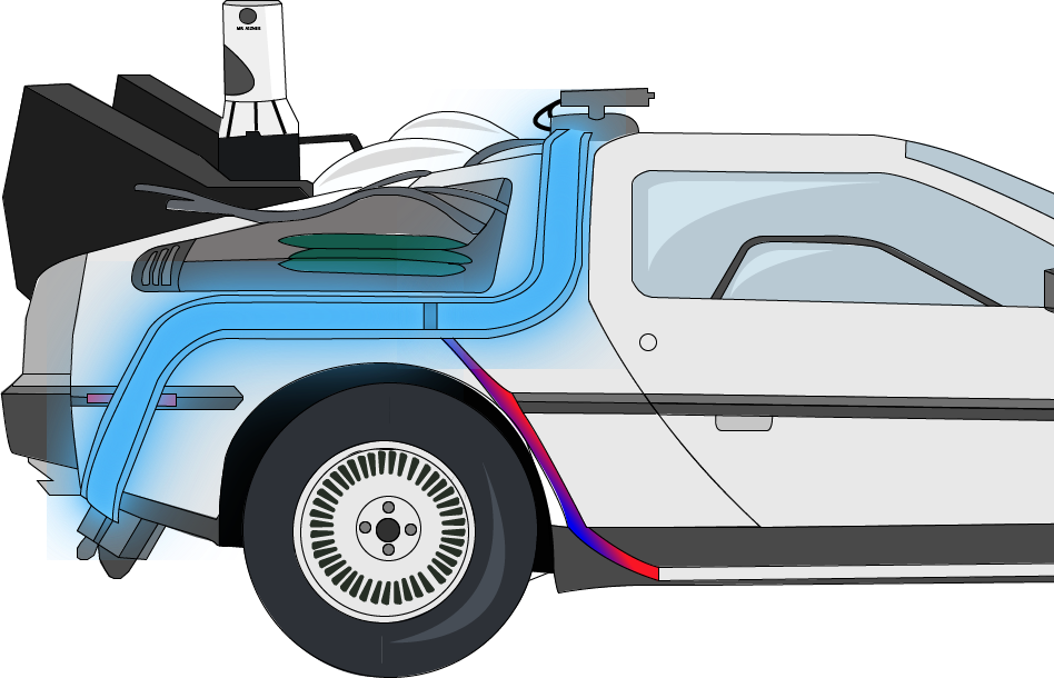 Backtothe Future De Lorean Time Machine PNG Image