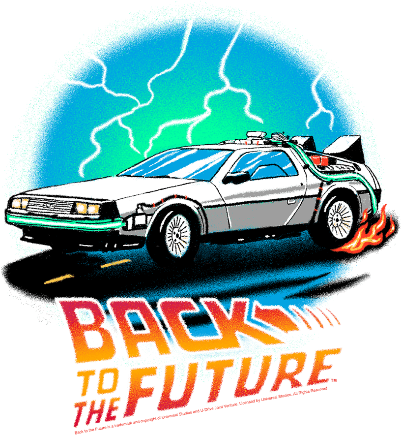 Backtothe Future De Lorean Time Travel PNG Image