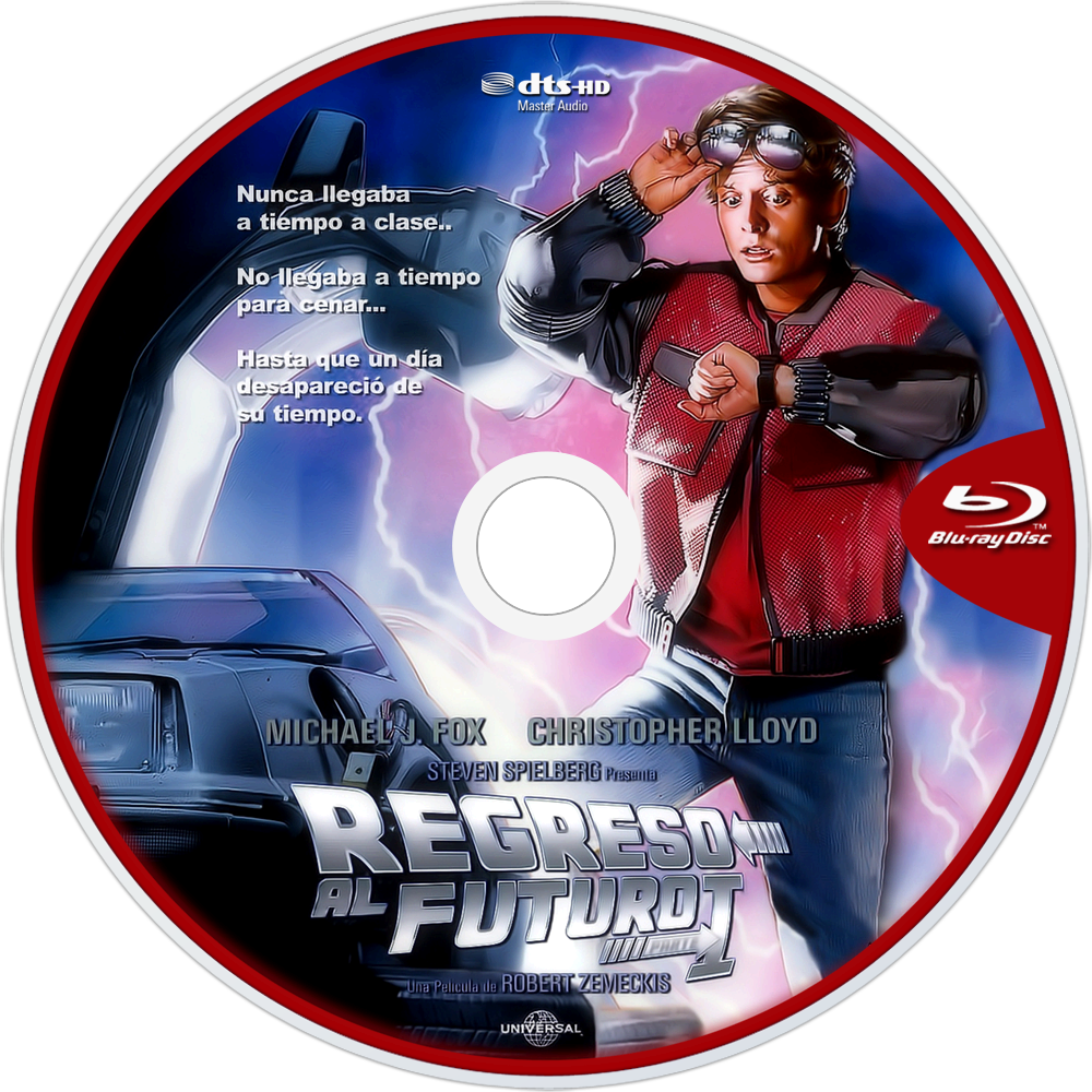 Backtothe Future Spanish Bluray Disc PNG Image