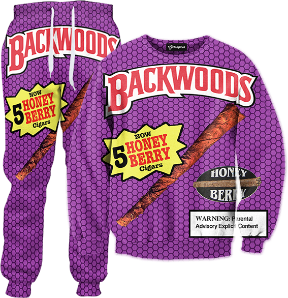 Backwoods Honey Berry Cigar Themed Clothing PNG Image