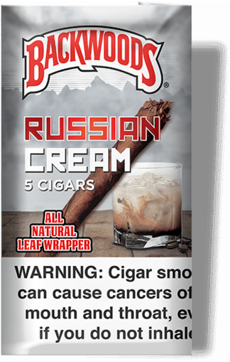 Backwoods Russian Cream Cigars Pack PNG Image