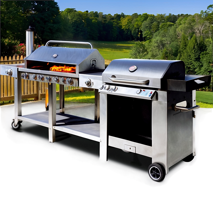 Backyard Grilling Station Png 06262024 PNG Image