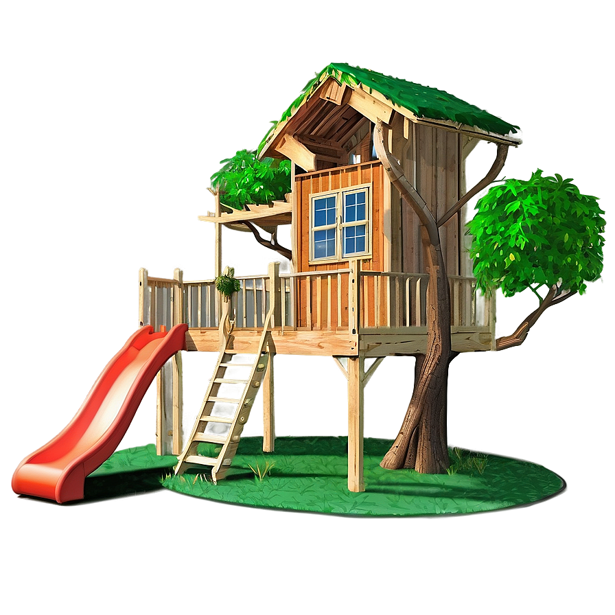 Backyard Treehouse Blueprints Png Qvr PNG Image