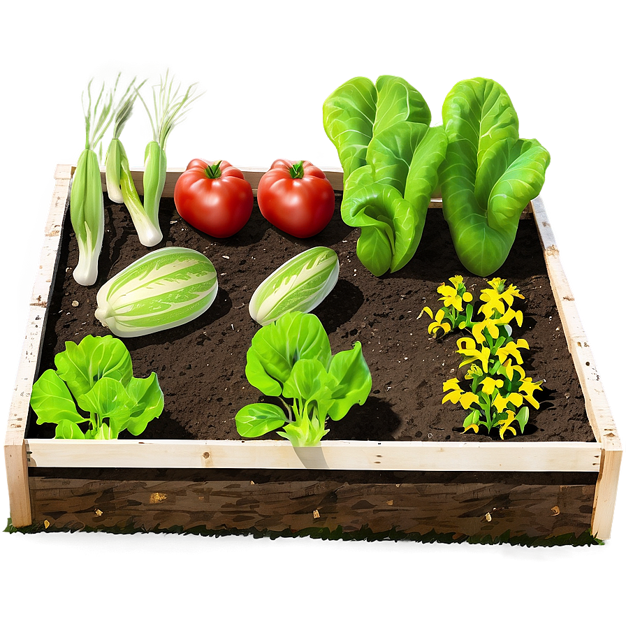 Backyard Vegetable Garden Png Ybd59 PNG Image