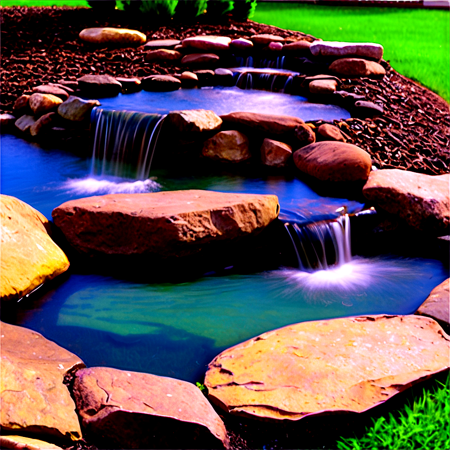 Backyard Water Feature Png Ctv PNG Image