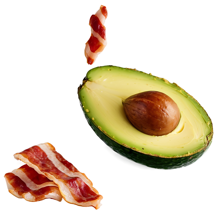 Bacon And Avocado Png Nku PNG Image