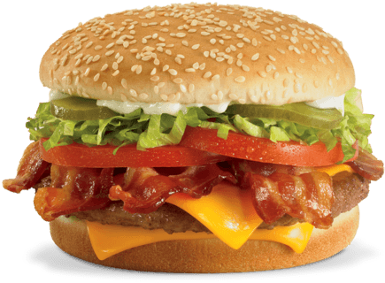 Bacon Cheeseburger Deluxe PNG Image