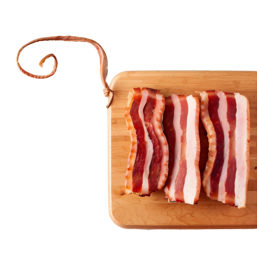 Bacon On Cutting Board Png Ifi58 PNG Image