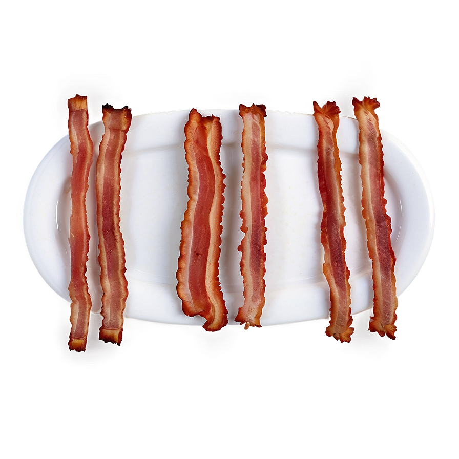 Bacon On Plate Png Wuj PNG Image