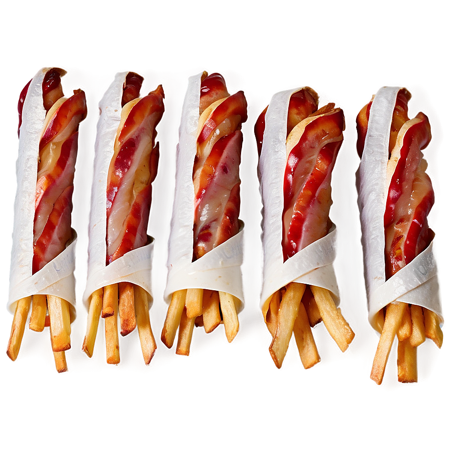 Bacon Wrapped Fries Png 05242024 PNG Image