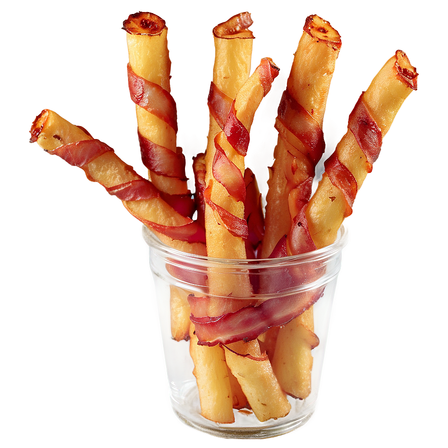 Bacon Wrapped Fries Png 05242024 PNG Image