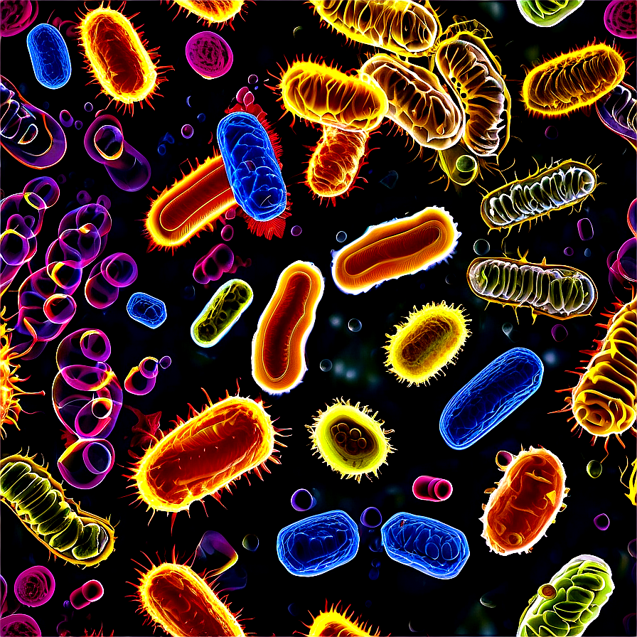 Bacteria Under Microscope Png 05242024 PNG Image