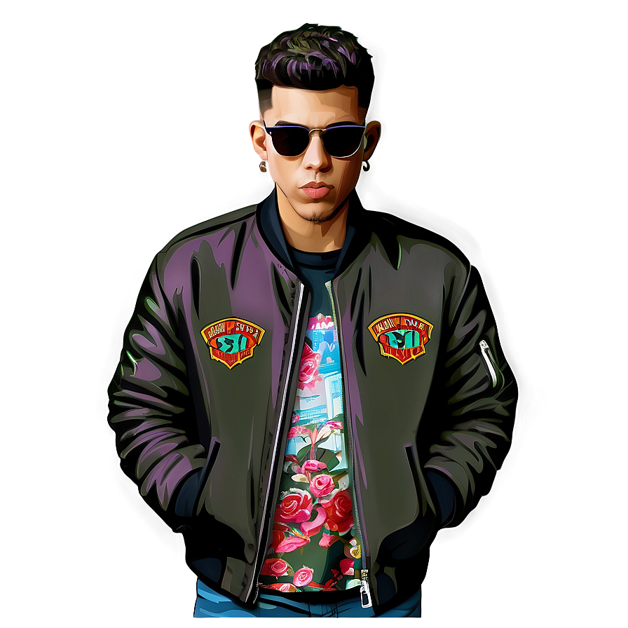 Bad Bunny Streetwear Stickers Png 20 PNG Image