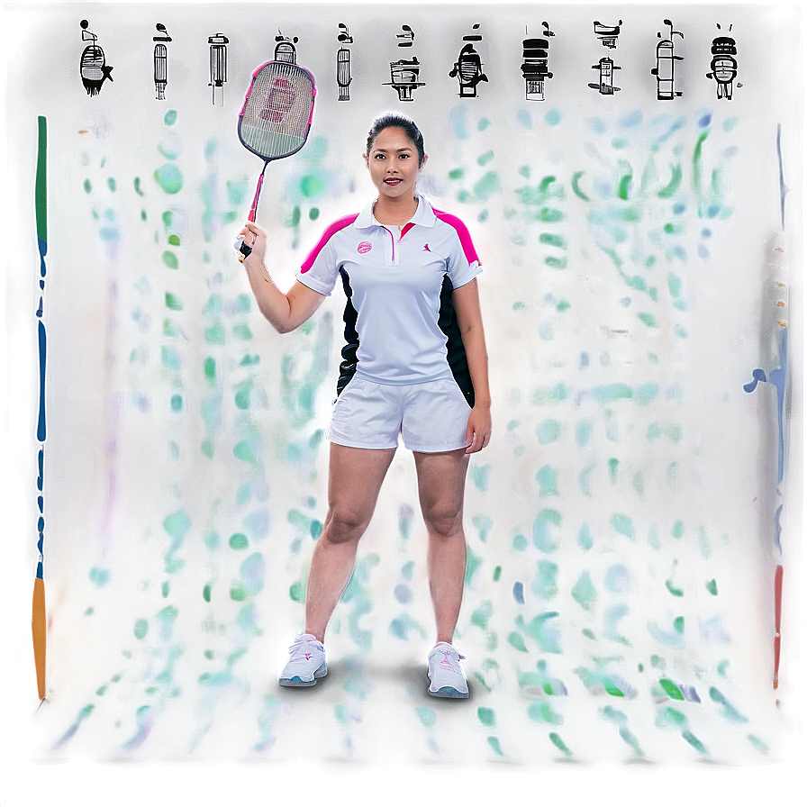 Badminton Doubles Team Png Nfq PNG Image