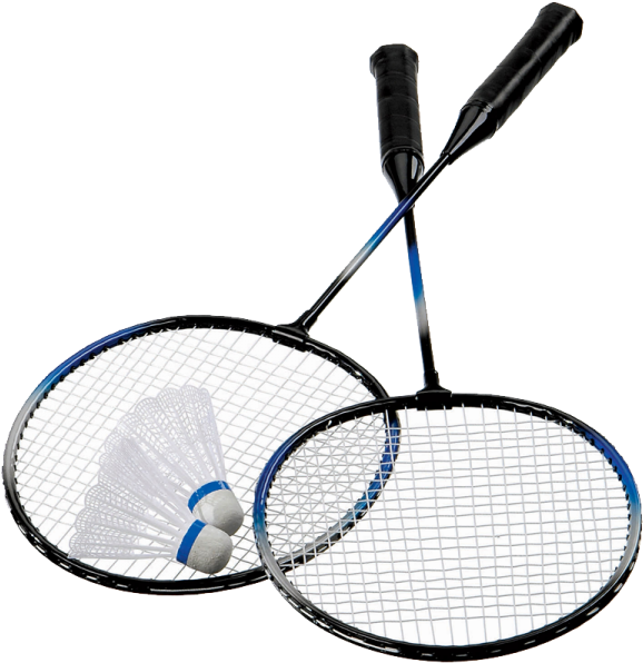 Badminton Racketsand Shuttlecock PNG Image