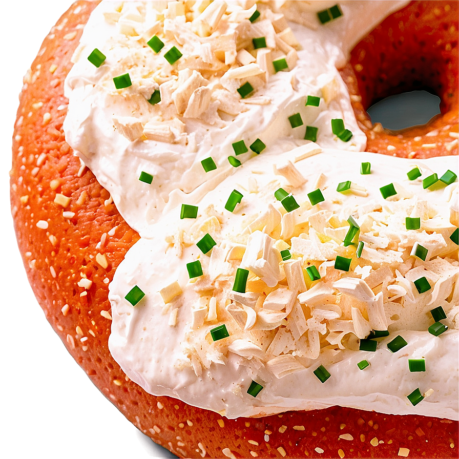 Bagel With Cream Cheese Png 05212024 PNG Image