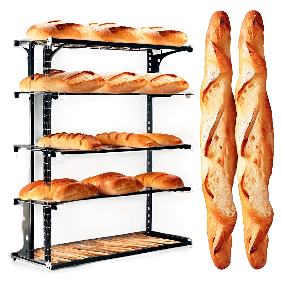 Baguette Bakery Shelf Png Ksl PNG Image