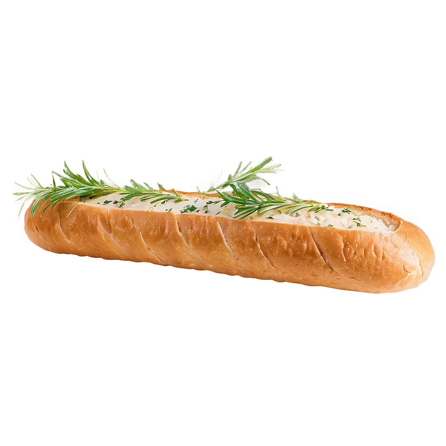 Baguette With Herbs Png 05252024 PNG Image