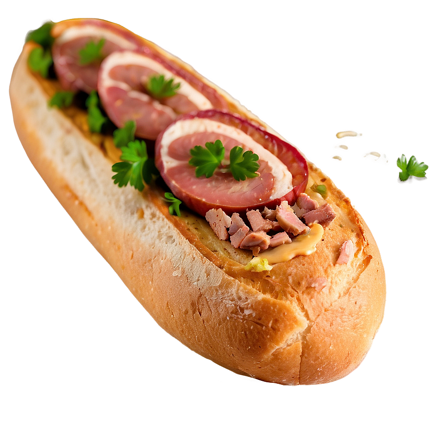 Baguette With Meat Png 05252024 PNG Image