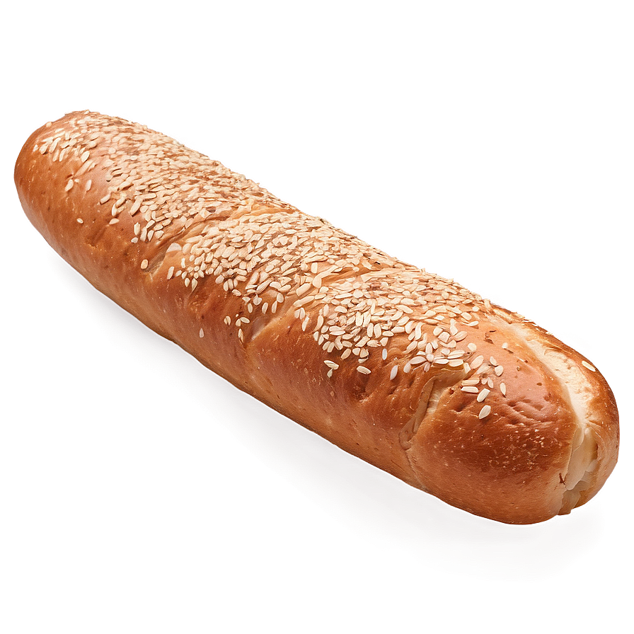 Baguette With Sesame Seeds Png Scg PNG Image