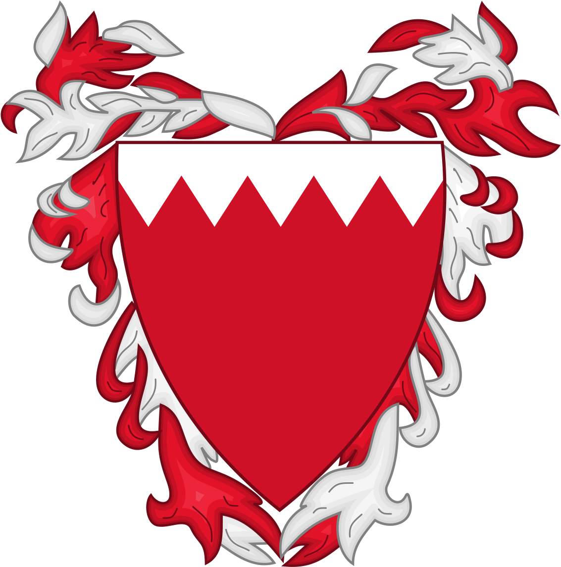 Bahrain Coatof Arms PNG Image