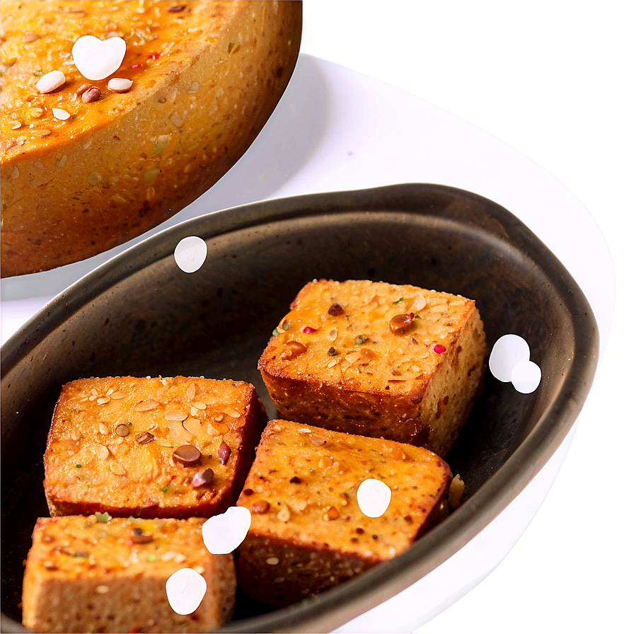 Baked Tofu Bites Png 06242024 PNG Image