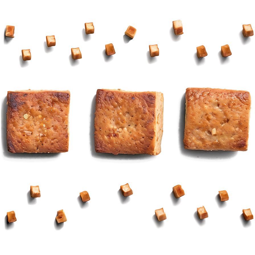 Baked Tofu Bites Png Eha PNG Image