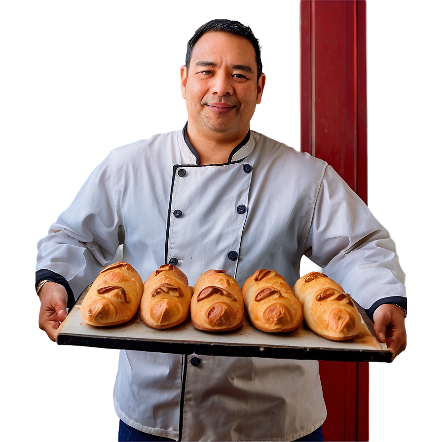 Baker With Pastries Png 99 PNG Image