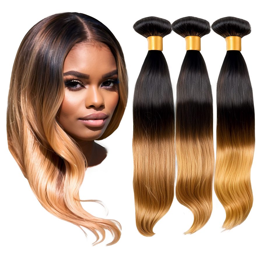 Balayage Hair Bundles Png Dgs70 PNG Image