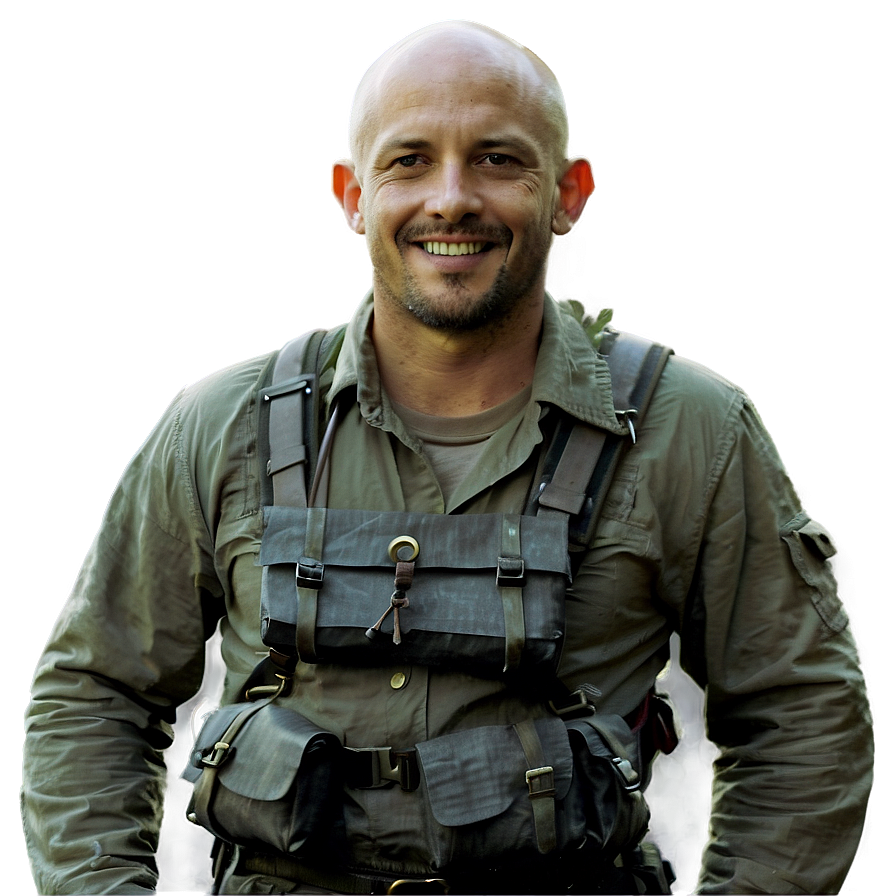 Bald Hiker Exploring Png Ksl98 PNG Image