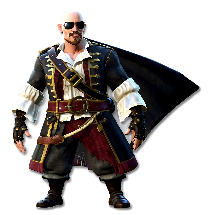 Bald Pirate Character Png Hjg PNG Image