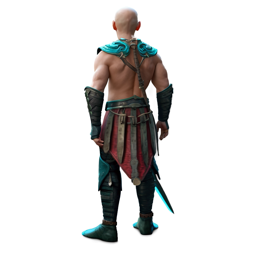 Bald Warrior Fantasy Png 06202024 PNG Image