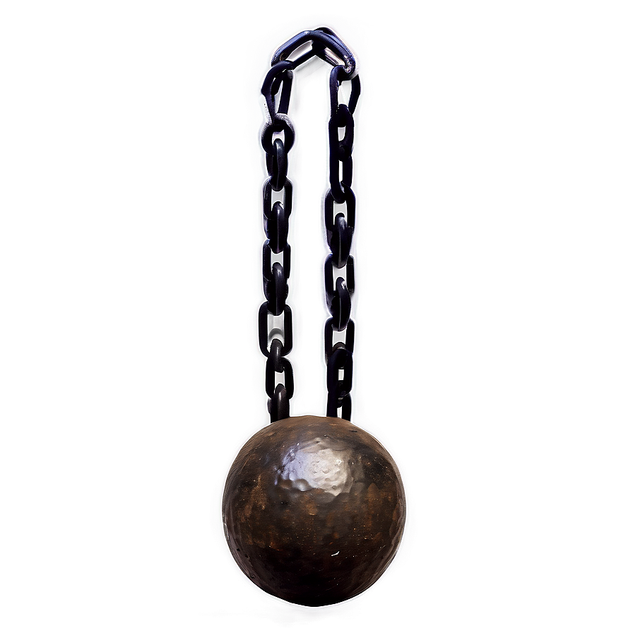 Ball And Chain Historical Replica Png 34 PNG Image