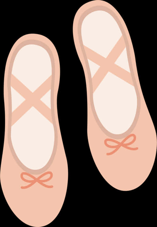 Ballet Flats Illustration PNG Image