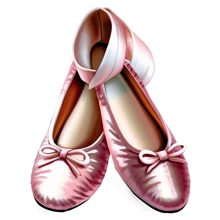 Ballet Shoes Illustration Png 52 PNG Image