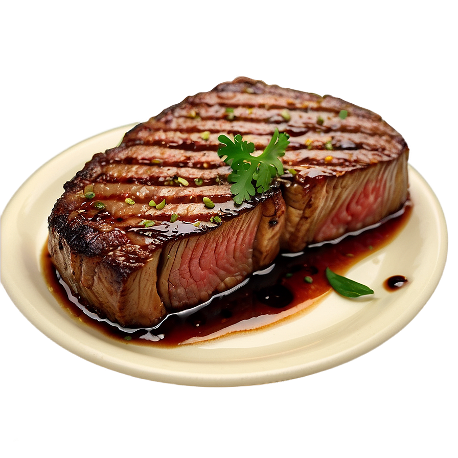 Balsamic Glazed Steak Png Ahg PNG Image