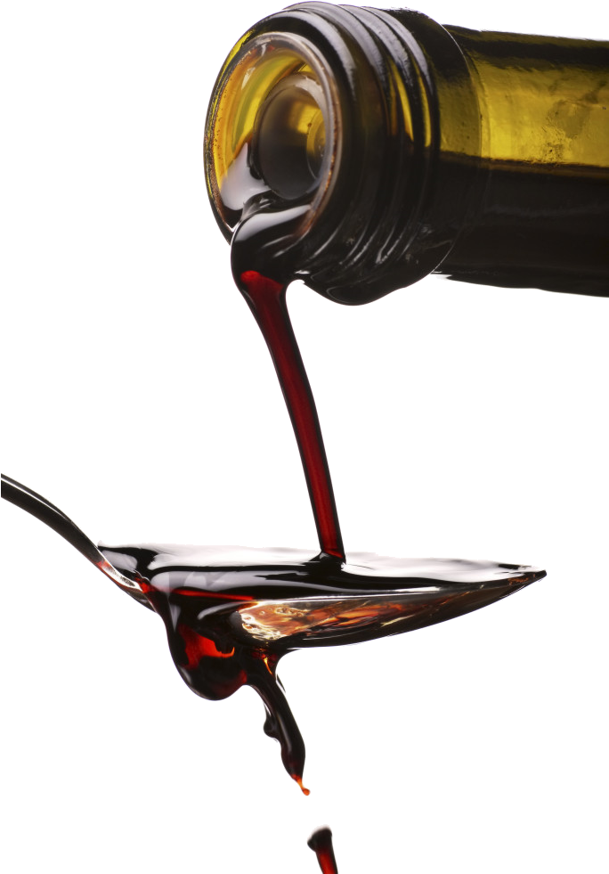 Balsamic Vinegar Pouringfrom Bottle PNG Image