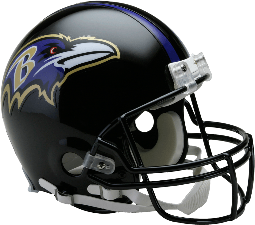 Baltimore Ravens Football Helmet PNG Image