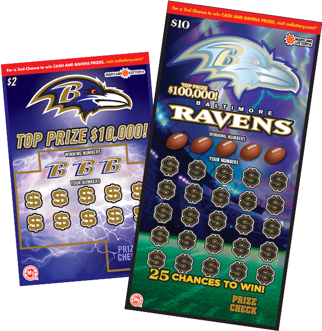 Baltimore Ravens Lottery Tickets PNG Image