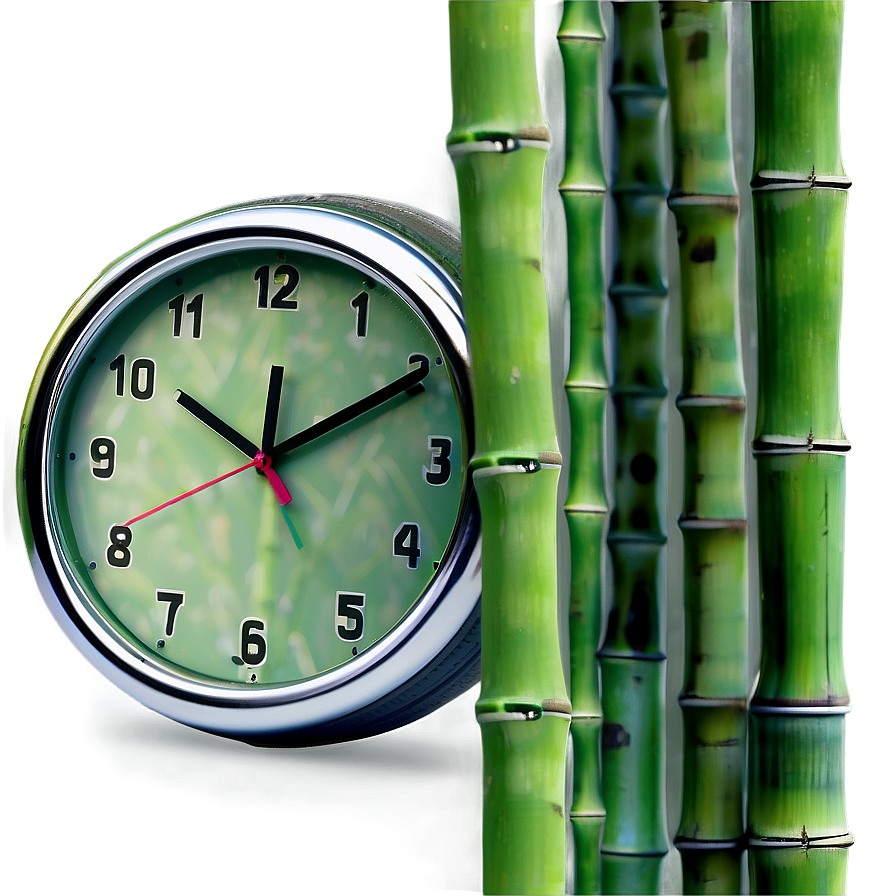 Bamboo Eco-friendly Clock Png 56 PNG Image