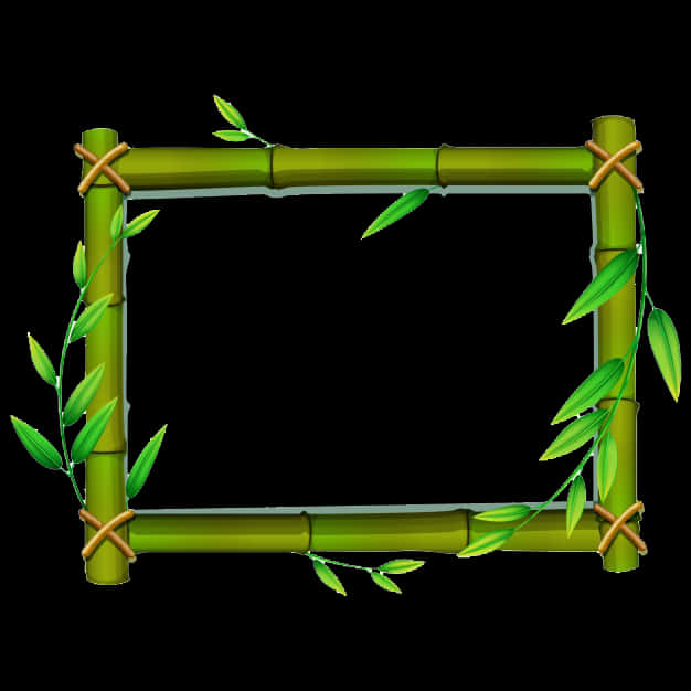 Bamboo Frame Graphic PNG Image