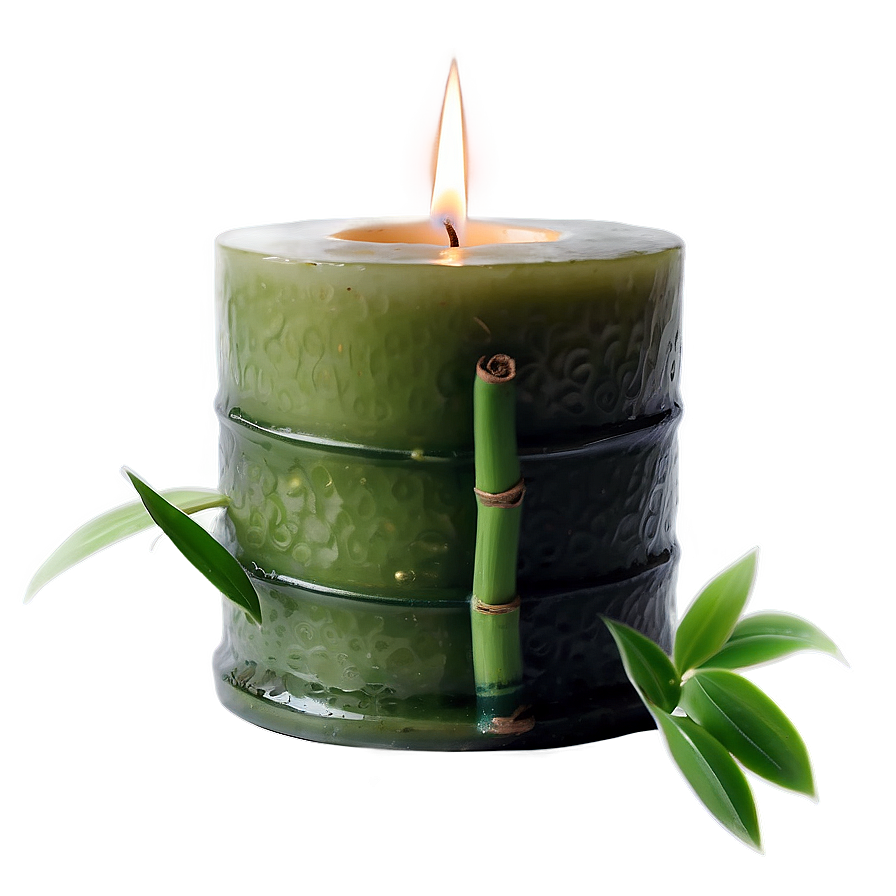 Bamboo Freshness Candle Png 31 PNG Image